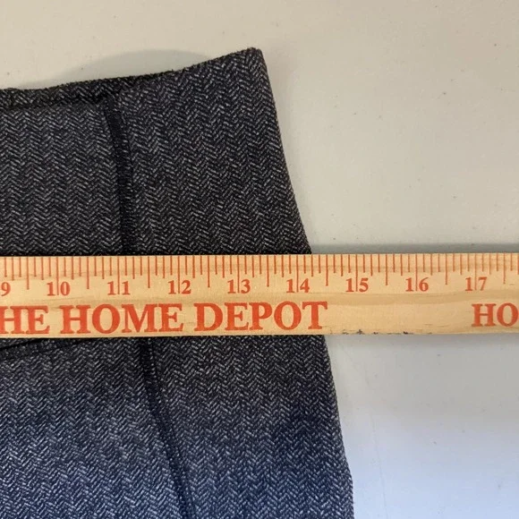 Lululemon Leggings Women 6 Gray Herringbone Crop High Rise Athletic - Picture 10 of 12